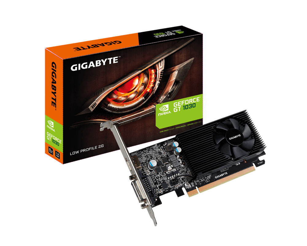 Видеокарта Gigabyte GeForce GT 1030 Low Profile 2GB GDDR5 2