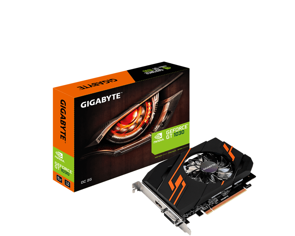 Видеокарта Gigabyte GeForce GT 1030 OC 2GB GDDR5 2