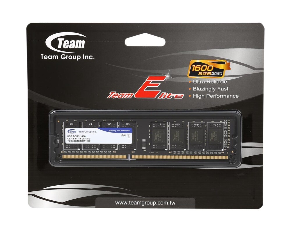Памет 8GB DDR3 1600 TEAM 4