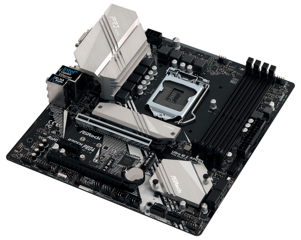 Дънна платка ASROCK B365M-PRO4, Socket 1151 (300 Series), 4 x DDR4 3
