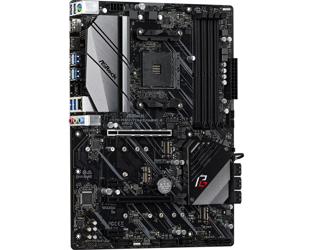 Дънна платка ASROCK X570 Phantom Gaming 4, socket AM4, RGB Polychrome, PCIE 4.0 4