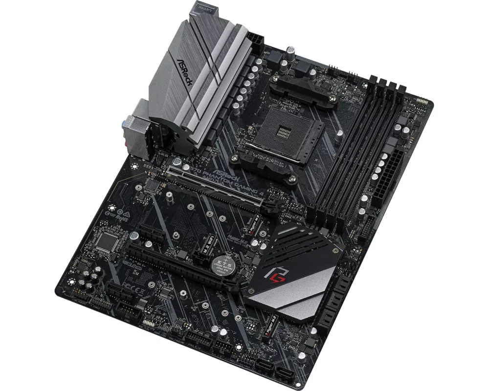 Дънна платка ASROCK X570 Phantom Gaming 4, socket AM4, RGB Polychrome, PCIE 4.0 6