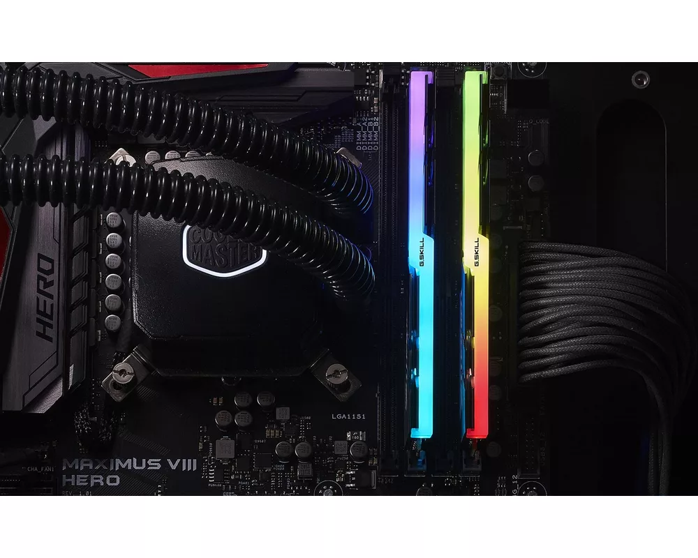 Памет G.SKILL Trident Z RGB 16GB(2x8GB) DDR4 3200MHz F4-3200C16D-16GTZR 5