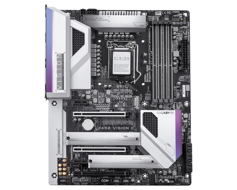 Дънна платка GIGABYTE Z490 VISION G socket 1200, RGB Fusion 2.0 5