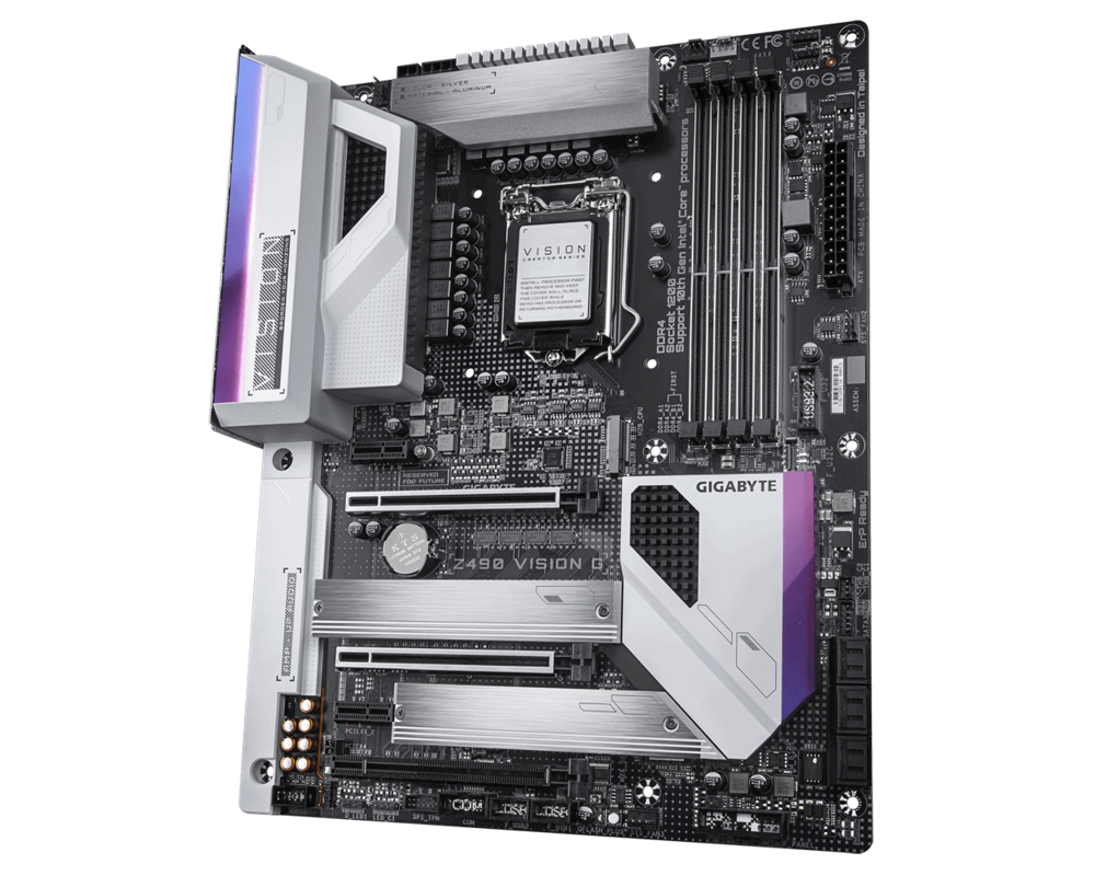Дънна платка GIGABYTE Z490 VISION G socket 1200, RGB Fusion 2.0 3