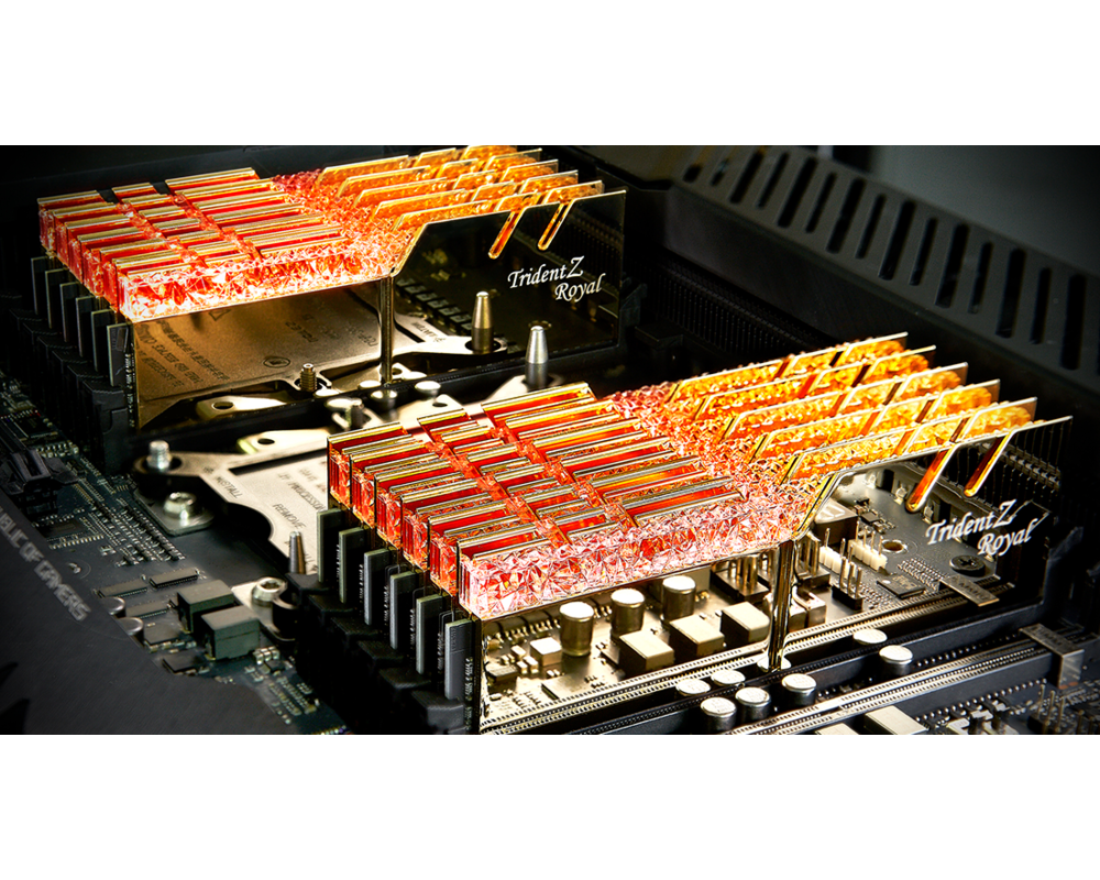 Памет G.SKILL Trident Z Royal 32GB(2x16GB) DDR4 PC4-32000 4000MHz CL19 F4-4000C19D-32GTRG 4