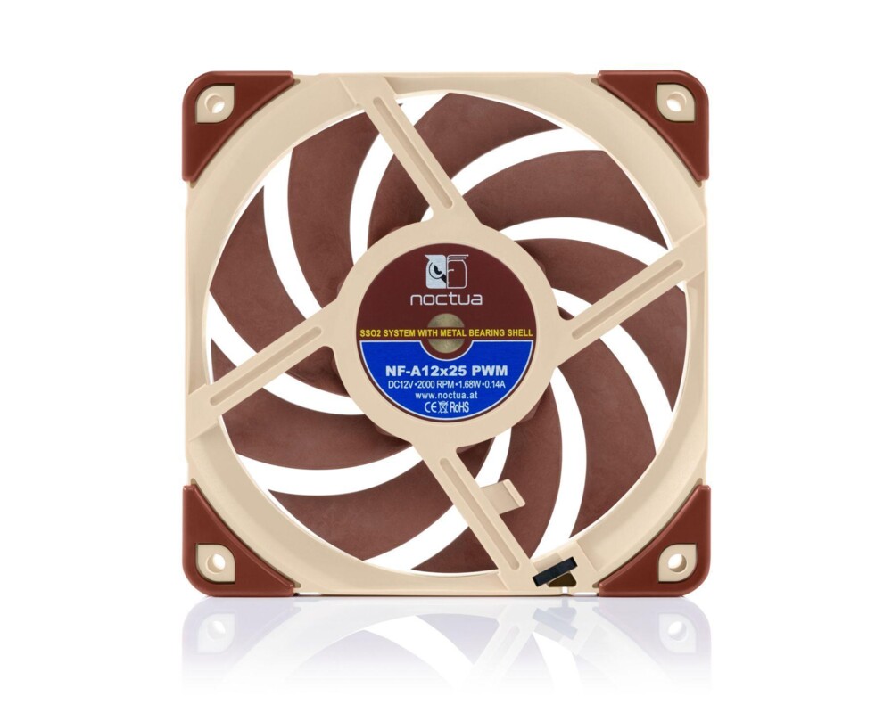Вентилатор Noctua 120mm NF-A12x25-PWM 9