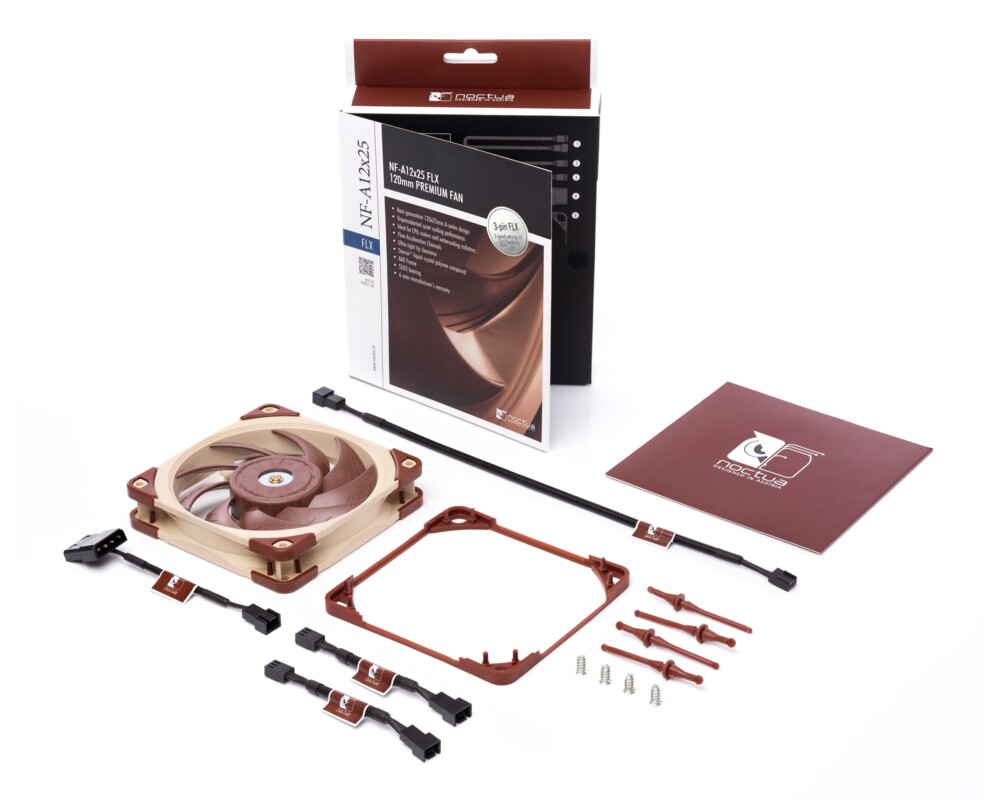 Вентилатор Noctua нископрофилен 120x120x15mm NF-A12... 13