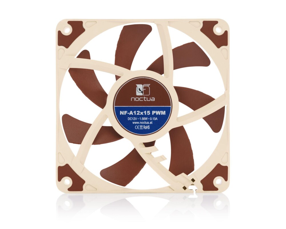 Вентилатор Noctua нископрофилен 120x120x15mm NF-A12... 17