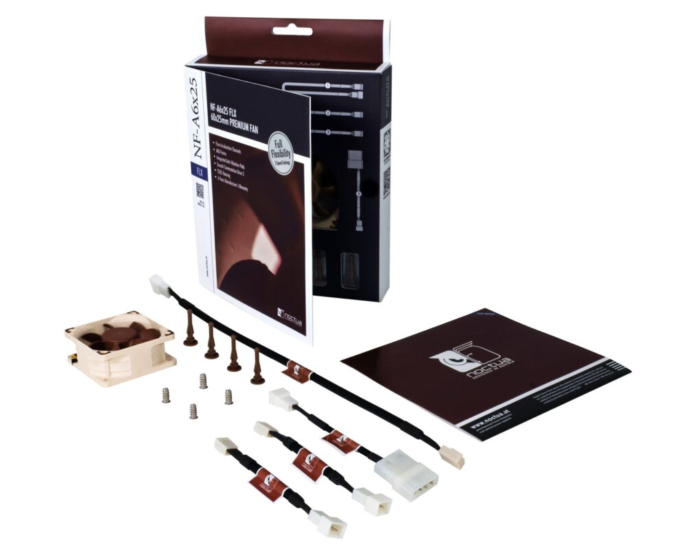 Вентилатор Noctua 60x60x25mm 3000/2400/1600rpm NF-A... 8