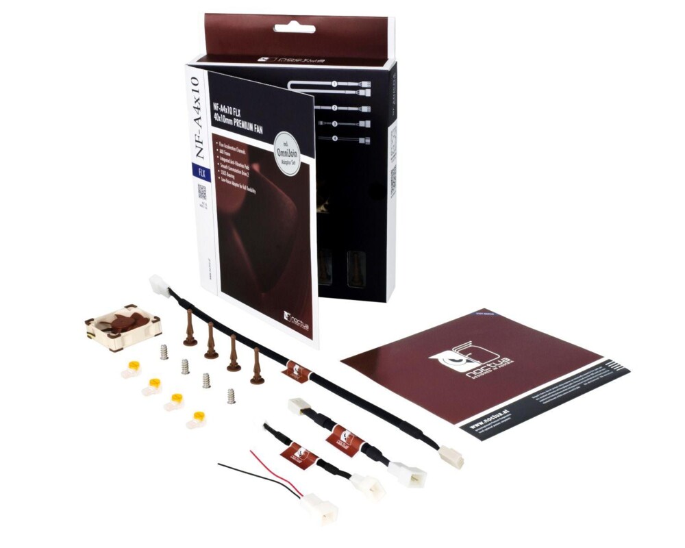 Вентилатор Noctua 40x40x10 4500/3700rpm NF-A4x10 FL... 8