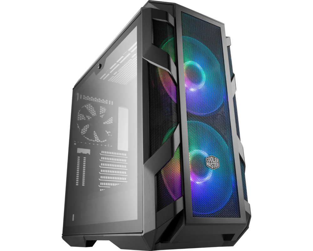 Кутия Cooler Master MasterCase H500M Iron, RGB, Сива 7