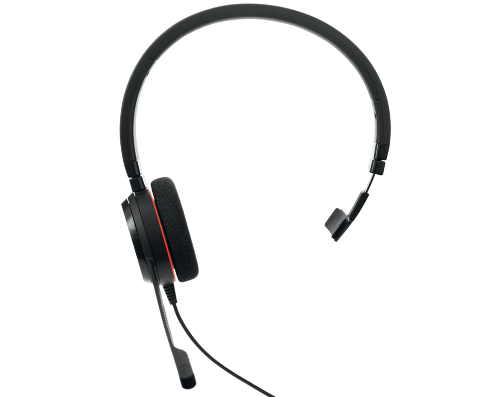 Слушалки Jabra Evolve 20 UC, Моно, Микрофон, Черни 5