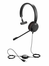  Jabra Evolve 20 UC, Моно, Микрофон, Черни 185957 EVOLVE-20UC-MONO на топ цена - PIC.bg