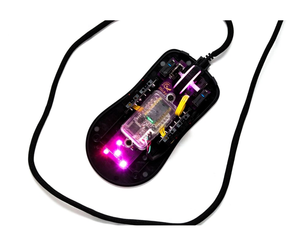 Мишка Геймърска мишка Ducky Feather, RGB 6