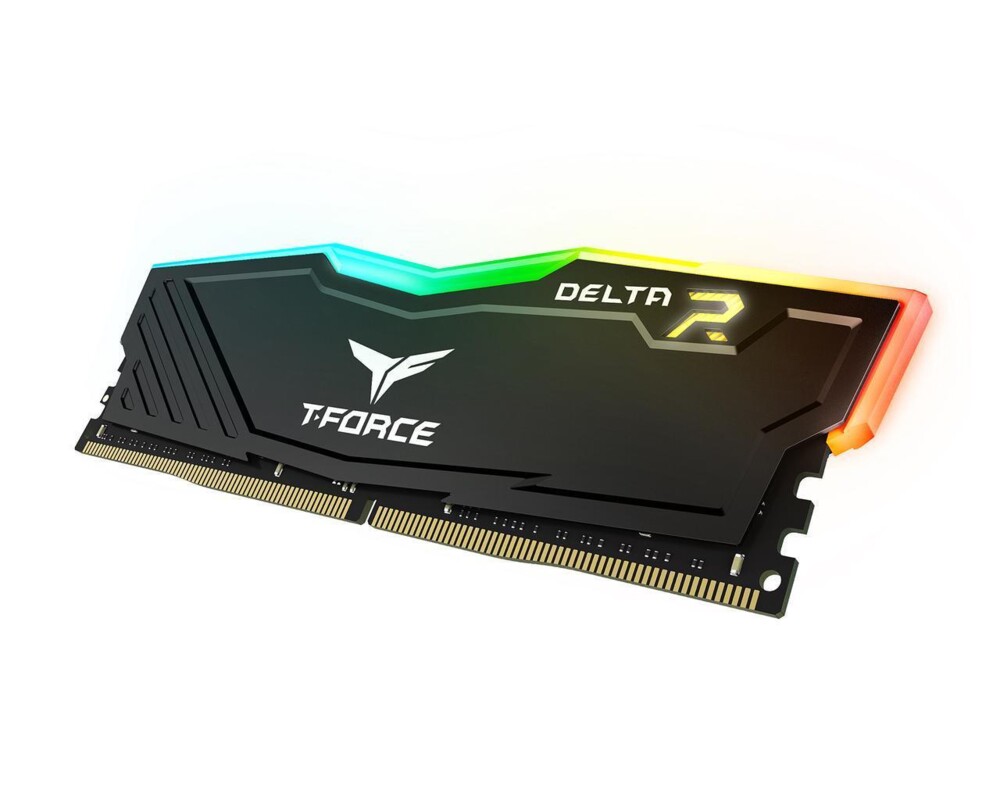 Памет Team Group T-Force Delta RGB Black, DDR4, 32GB (2x16GB), 3600MHz, 1.35V 2