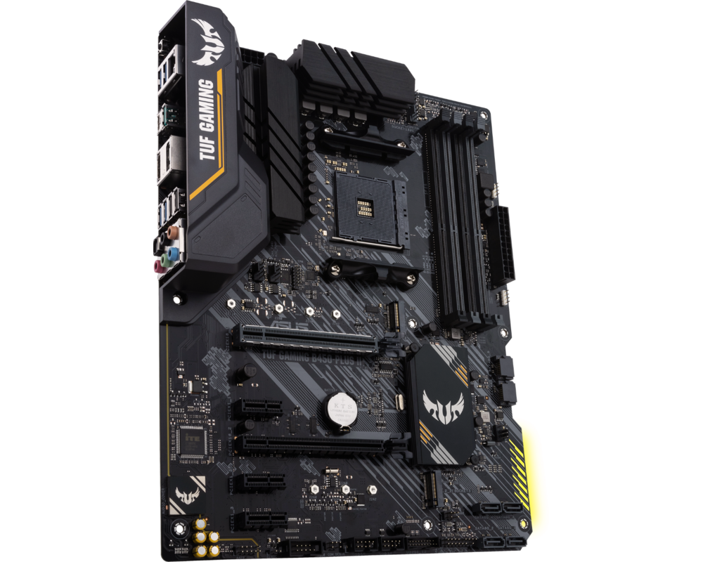Дънна платка ASUS TUF GAMING B450-PLUS II AM4 B450 4xDIMM DDR4Up to 128GB M.2 4xSATA 6Gb 20