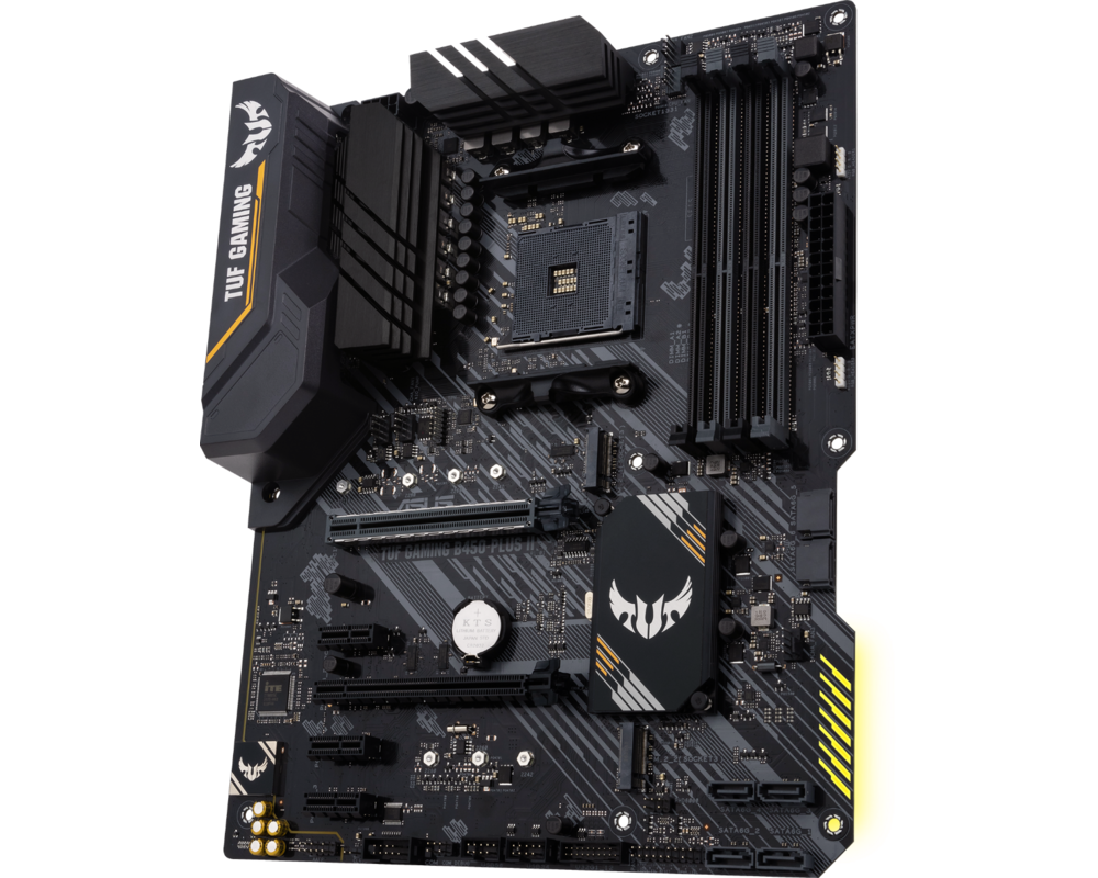Дънна платка ASUS TUF GAMING B450-PLUS II AM4 B450 4xDIMM DDR4Up to 128GB M.2 4xSATA 6Gb 21