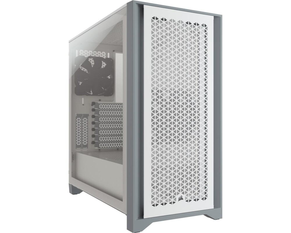Кутия CORSAIR 4000D Airflow Tempered Glass Mid-Tower White case 22
