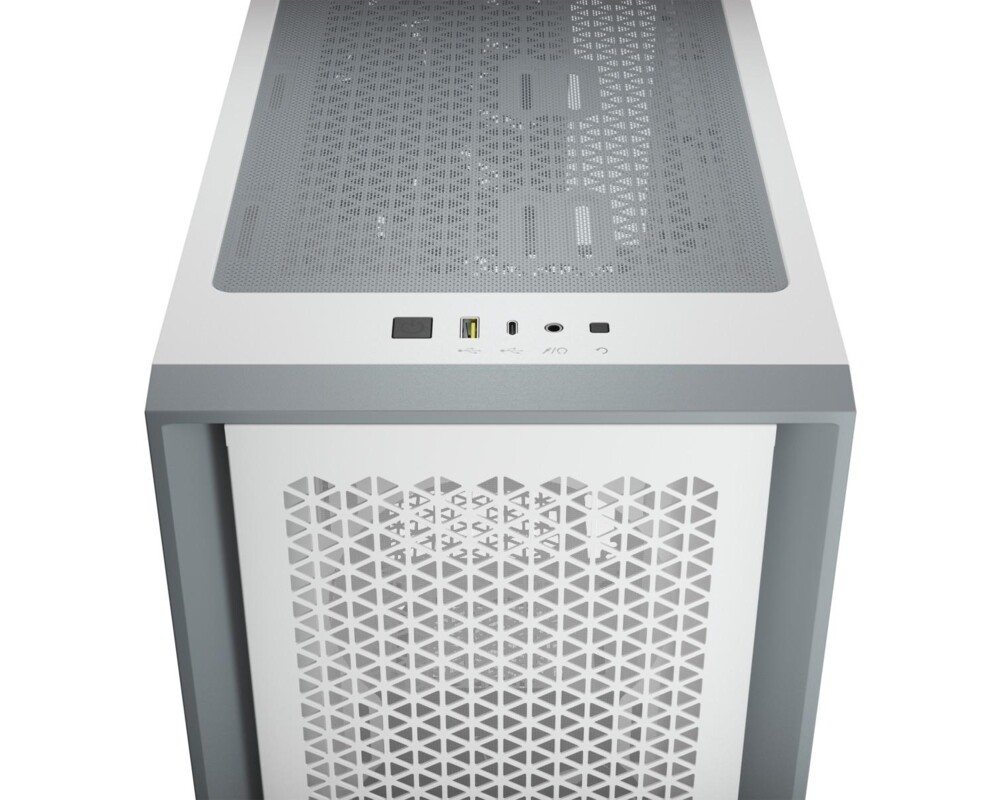 Кутия CORSAIR 4000D Airflow Tempered Glass Mid-Tower White case 27