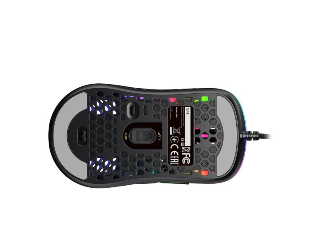 Мишка Геймърска мишка Xtrfy M42 Black, RGB, Черен 7