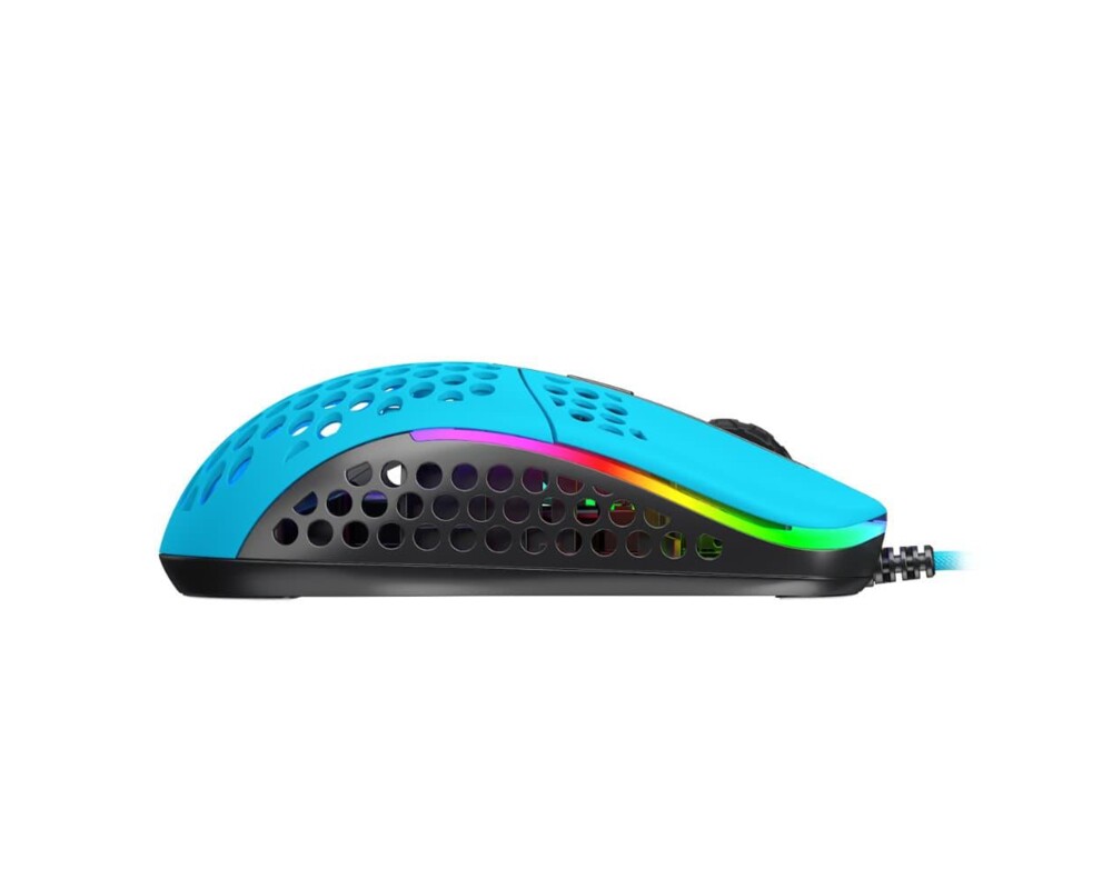 Мишка Геймърска мишка Xtrfy M42 Miami Blue, RGB, Син 5