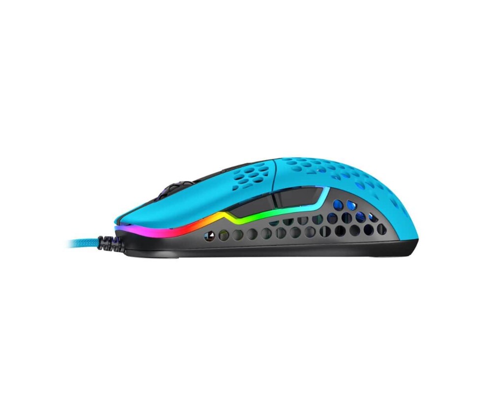 Мишка Геймърска мишка Xtrfy M42 Miami Blue, RGB, Син 4