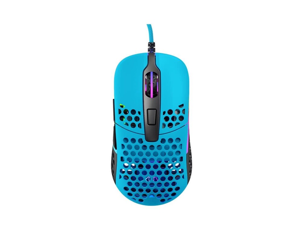 Мишка Геймърска мишка Xtrfy M42 Miami Blue, RGB, Син 6