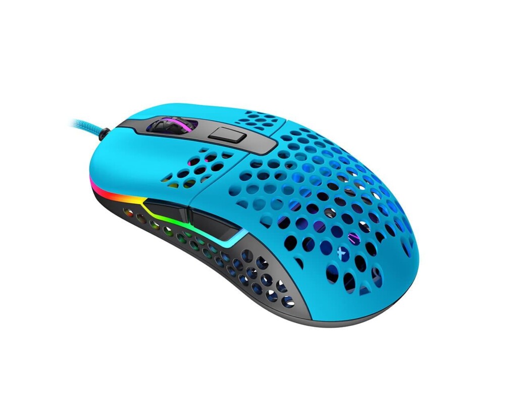 Мишка Геймърска мишка Xtrfy M42 Miami Blue, RGB, Син 2