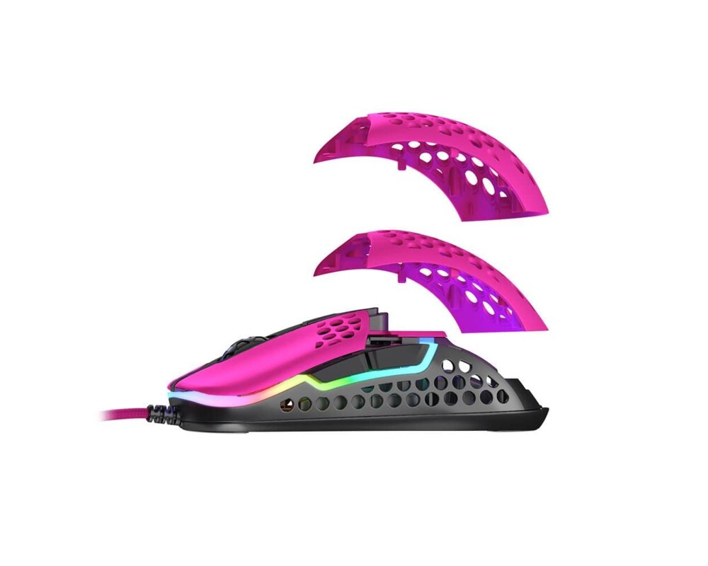 Мишка Геймърска мишка Xtrfy M42 Pink, RGB, Розов 8