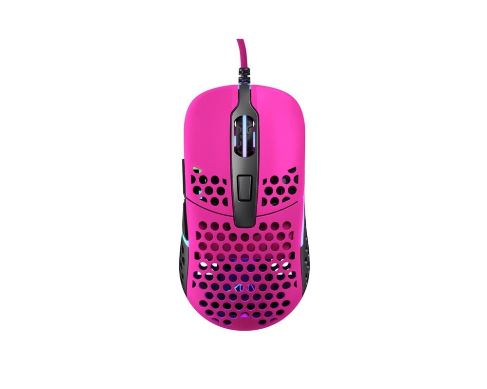 Мишка Геймърска мишка Xtrfy M42 Pink, RGB, Розов 6
