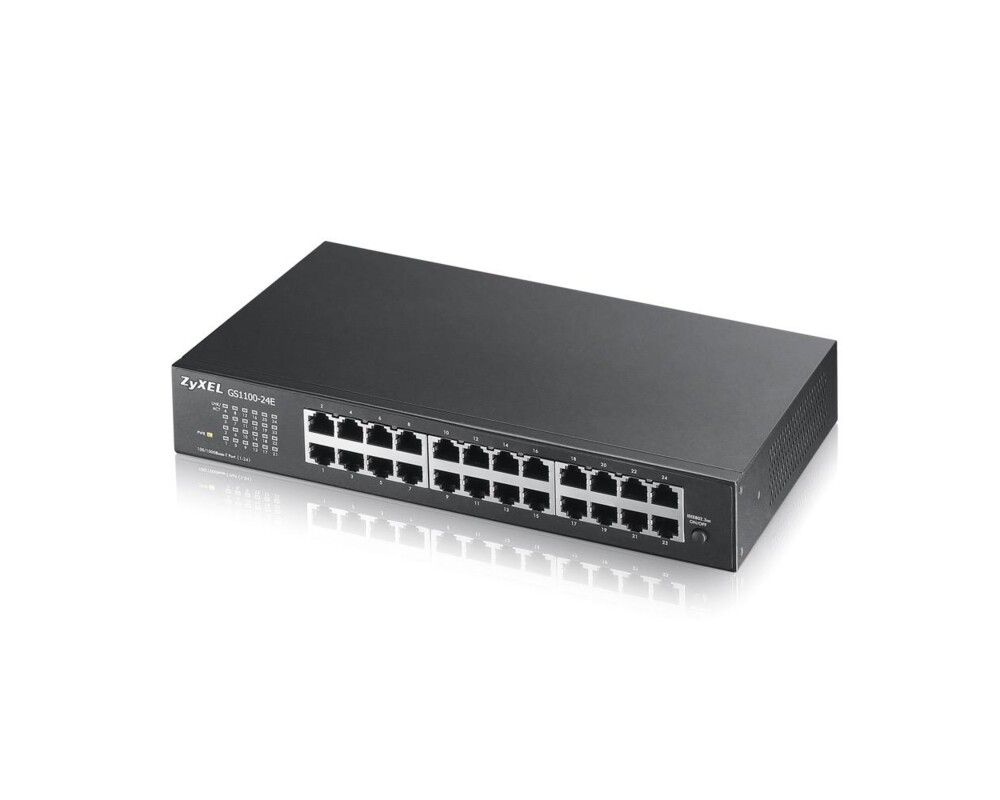 Switch (Комутатор) ZyXEL GS1100-24E 24-port Gigabit Unmanaged switch v3 5