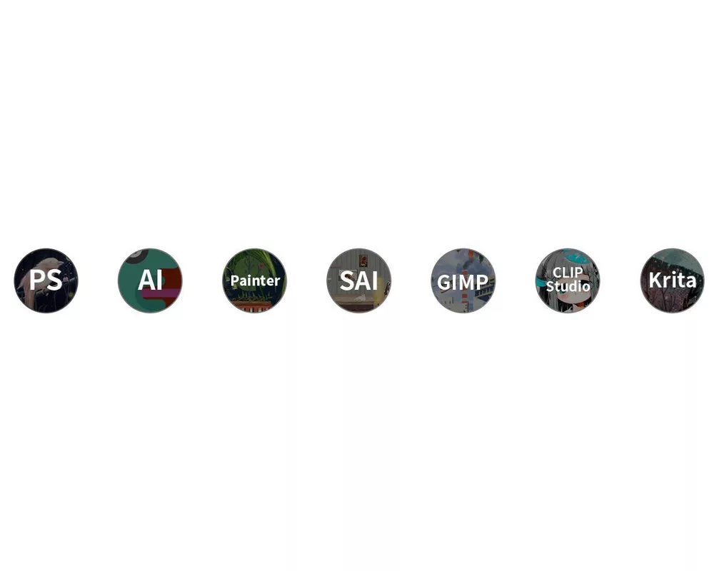 Графичен таблет HUION Kamvas Pro 22 2019 GT2201, Черен 9