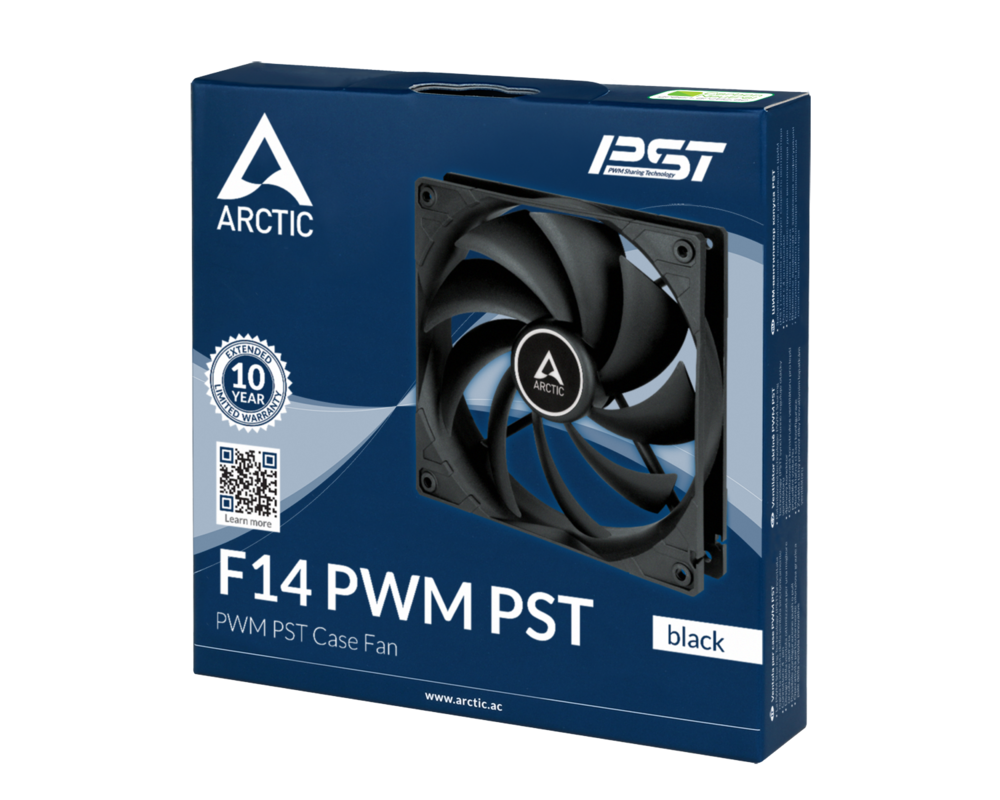 Вентилатор ARCTIC F14 PWM PST Black 4