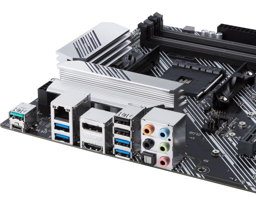 Дънна платка ASUS PRIME B550-PLUS socket AM4, 4xDDR4, Aura Sync, PCIe 4.0, Dual M.2 5
