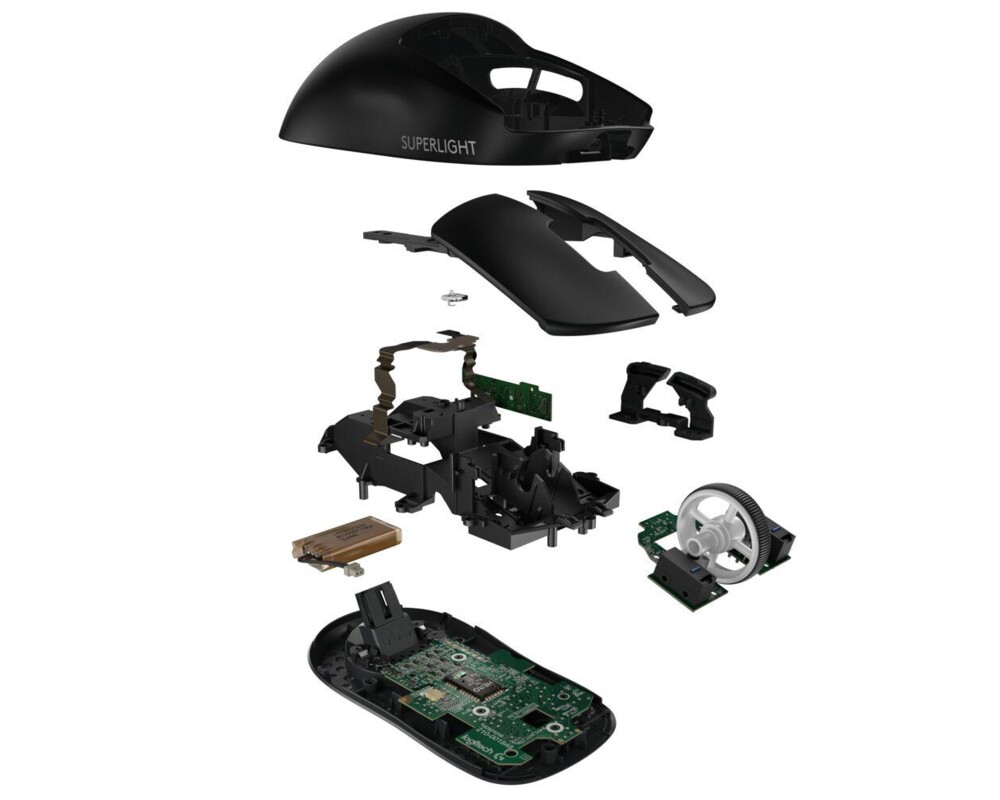 Мишка Геймърска мишка Logitech G Pro X Superlight Wireless, Черна 10