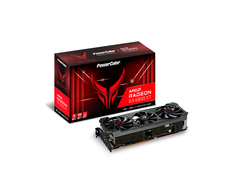 Видеокарта PowerColor Red Devil Radeon RX 6800 XT 16GB GDDR6 2
