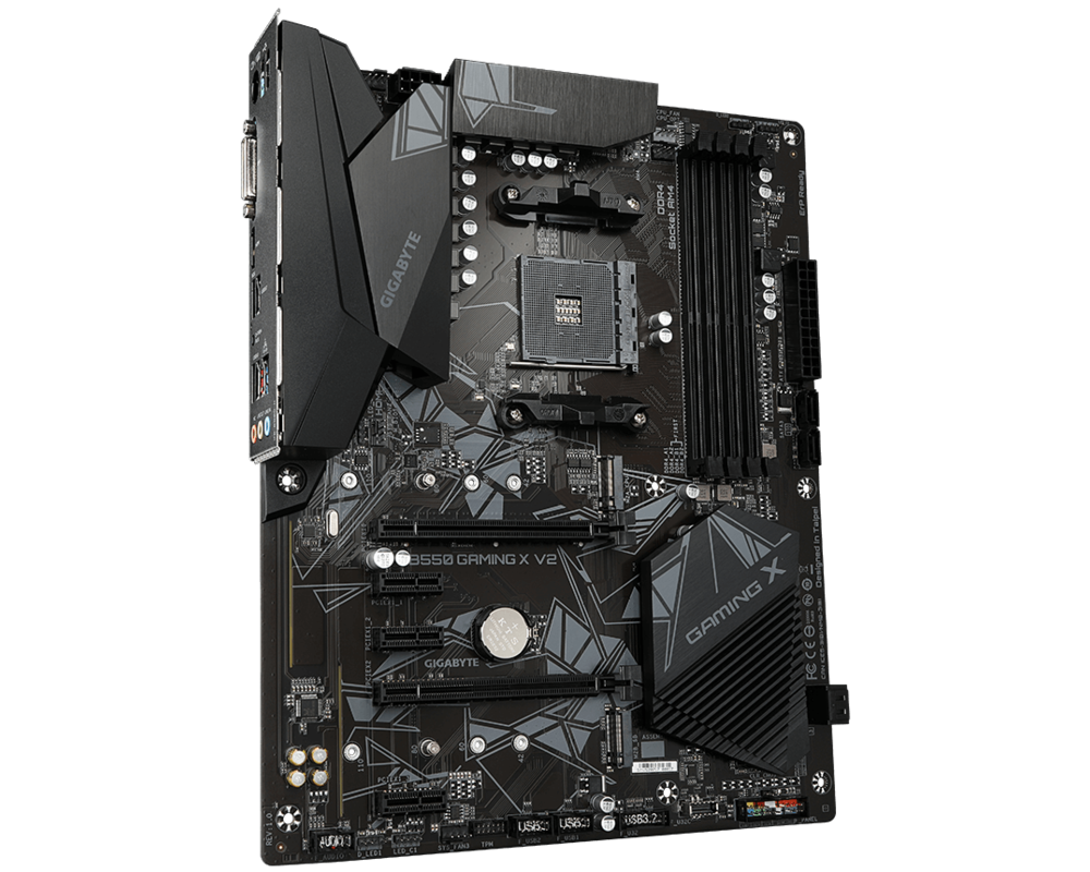 Дънна платка GIGABYTE B550 GAMINGxV2 AM4 DDR4 2xM.2 4xSATA HDMI ATX MB 3