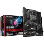 <span>Дънна платка</span> GIGABYTE B550 GAMINGxV2 AM4 DDR4 2xM.2 4xSATA HDMI ATX MB <span class='catalog-num-in-name'>B550-GAMING-X-V2</span> - 