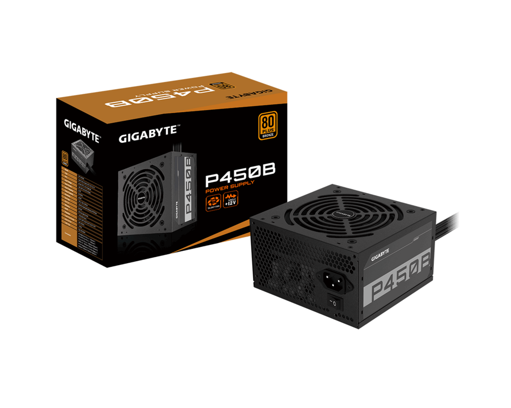 Захранване GIGABYTE GP-P450B 450W ATX12V 80 PLUS Bronze certified Active PFC Power Supply 14