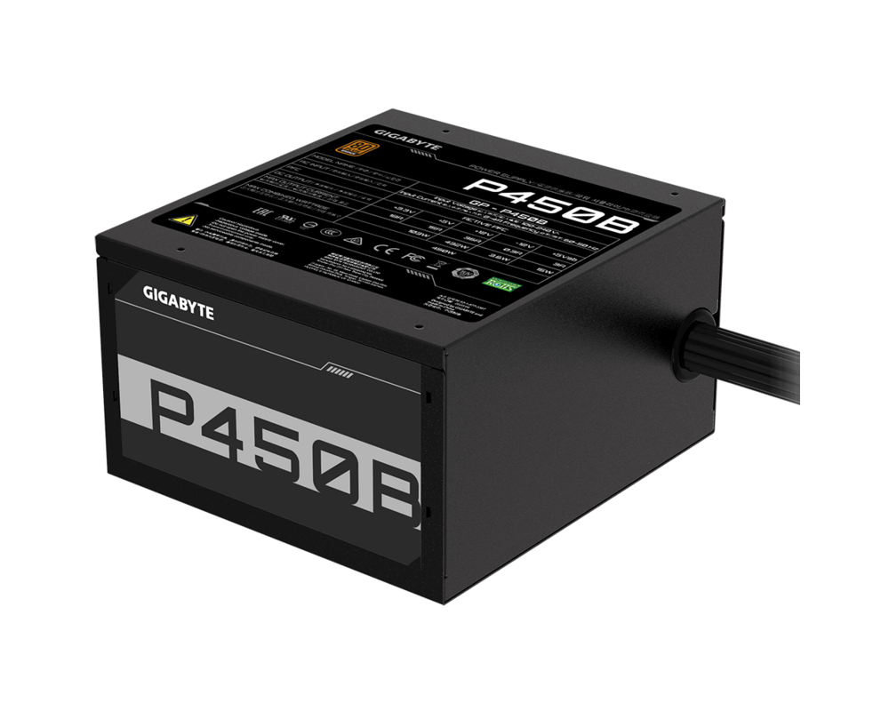 Захранване GIGABYTE GP-P450B 450W ATX12V 80 PLUS Bronze certified Active PFC Power Supply 10