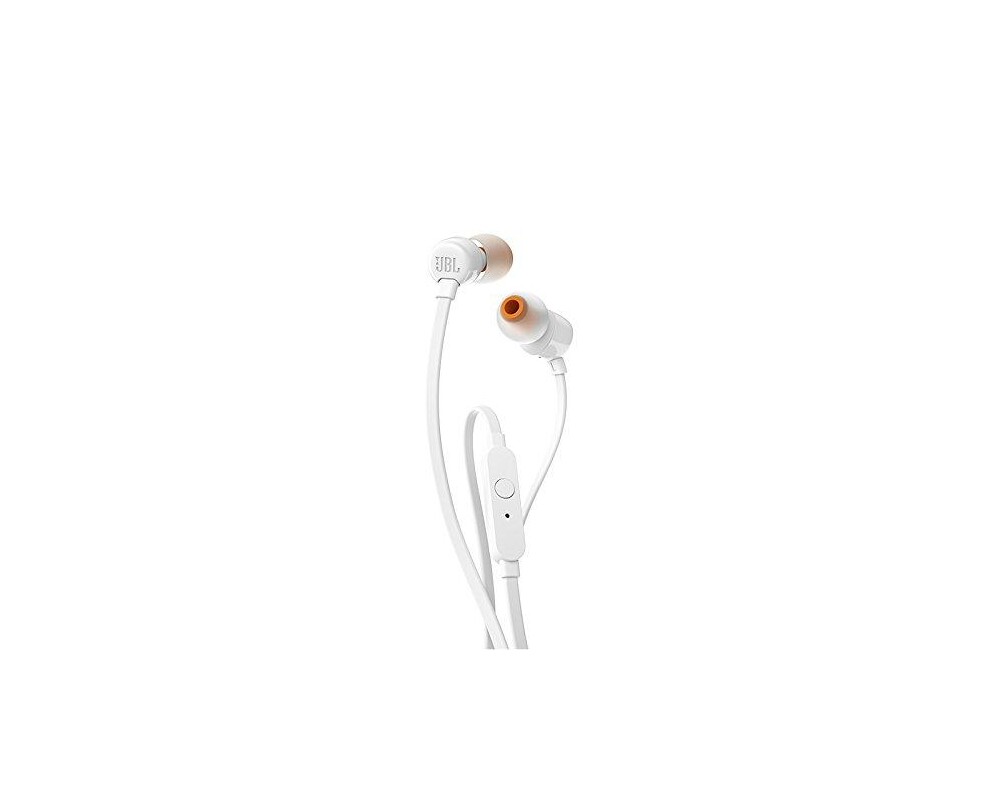 Слушалки JBL T110, In Ear, Бял 2