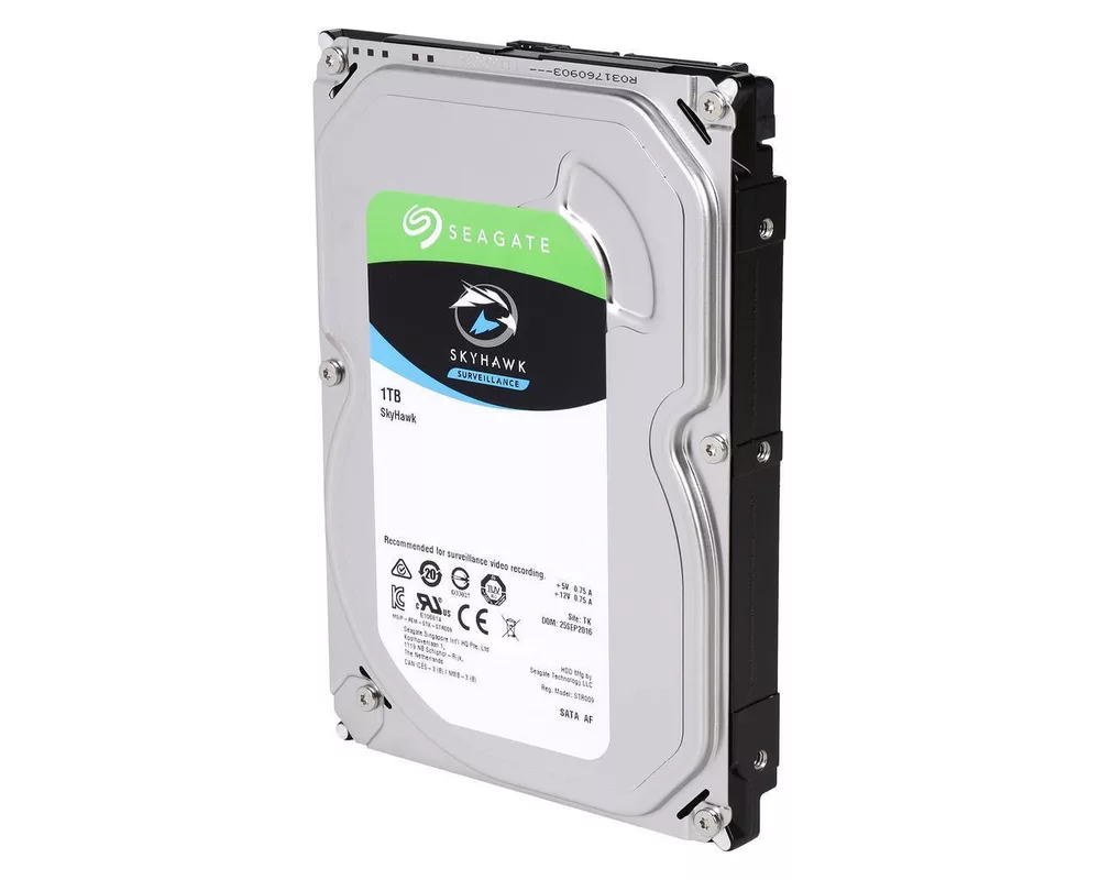 Твърд диск SEAGATE SkyHawk ST1000VX005, 1TB, 64MB Cache, SATA 6.0Gb/s 2