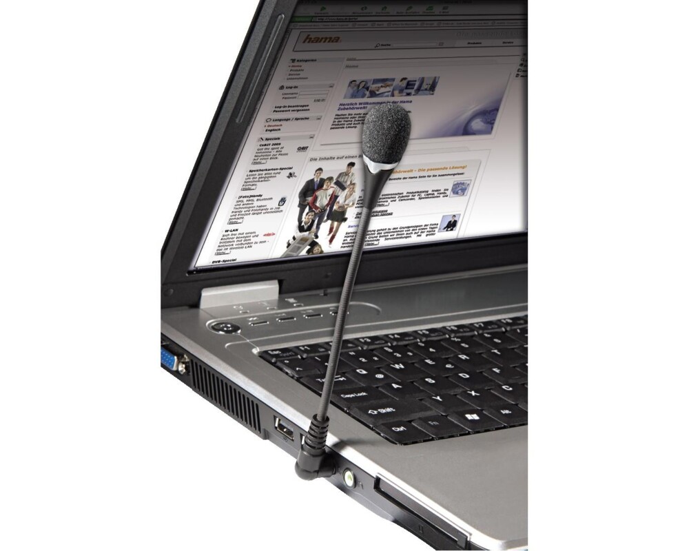 Микрофон VoIP HAMA, 3.5мм, Черен 3