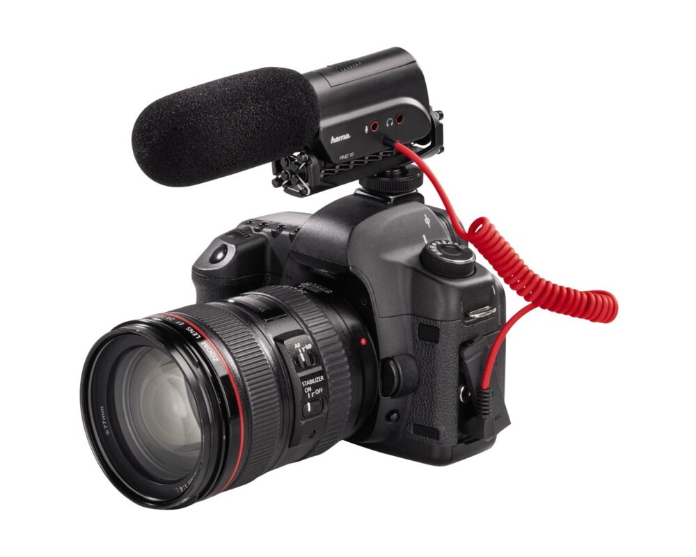 Микрофон за камера HAMA RMZ-18, кардиоиден, 3.5 mm жак, Черен 7