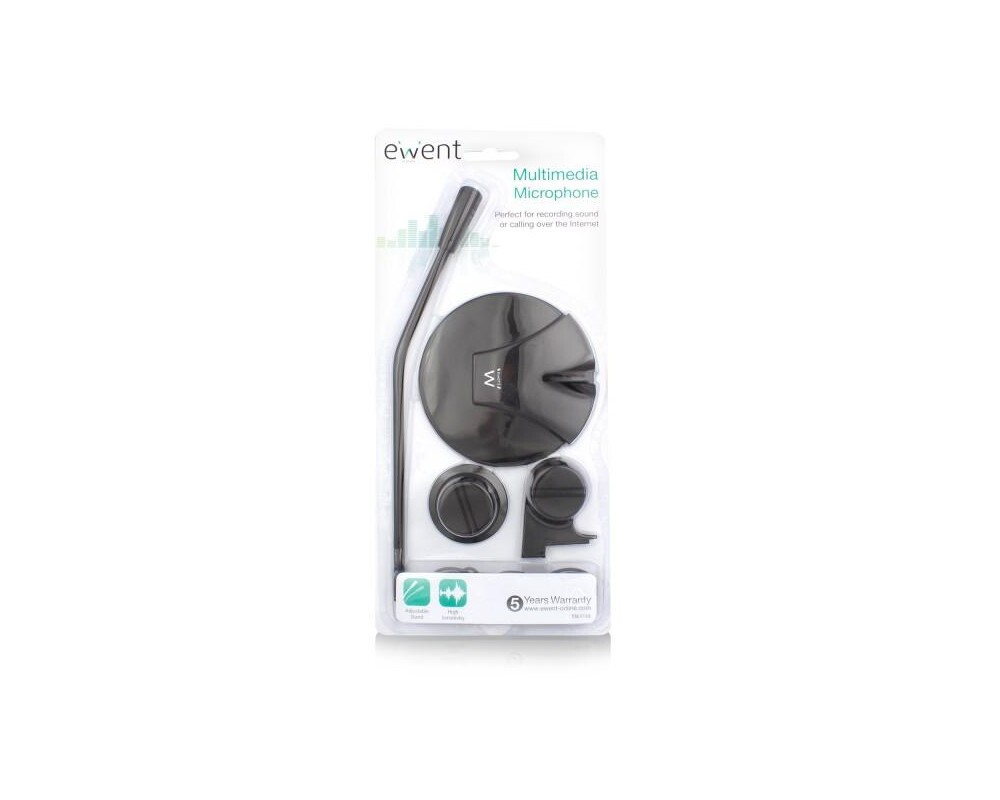 Микрофон EWENT EW3550, Черен 4