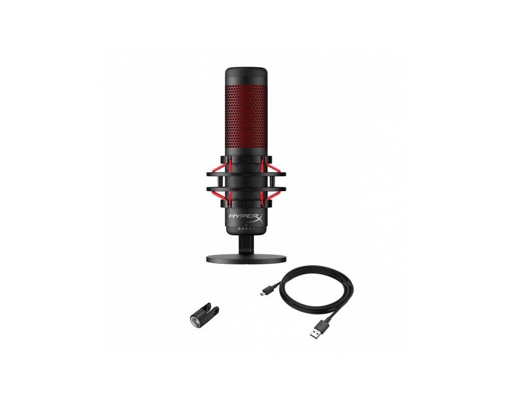 Микрофон HyperX QuadCast, USB, 3.5 mm 5