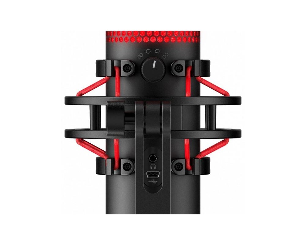 Микрофон HyperX QuadCast, USB, 3.5 mm 6