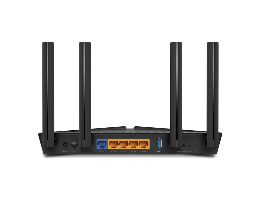 Рутер TP-Link Archer AX50 AX3000, 2.4/5 GHz, 574 - 2402 Mbps, 10/100/1000 3