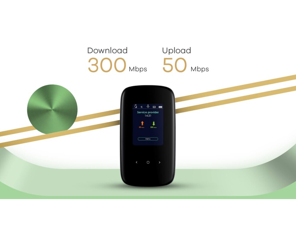 Рутер ZYXEL LTE2566, 2.4/5 GHz, 300Mbps, 4G, SIM слот 2